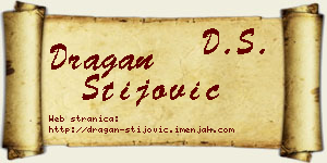 Dragan Stijović vizit kartica